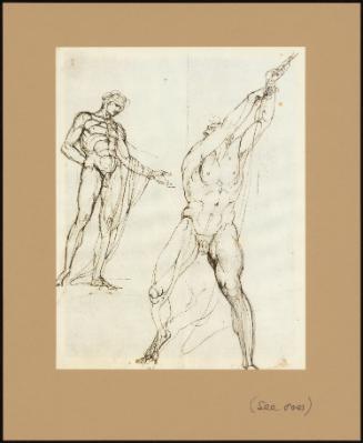 STUDIES OF A MALE NUDE