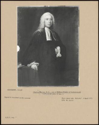 Charles Waller, K. C. , Son Of William Waller Of Swinstanwath