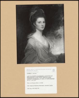 Lady Elizabeth Cavendish, Countess Of Burlington (1760-1835), Wife Of Lord George Cavendish, 4th Earl Of Burlington