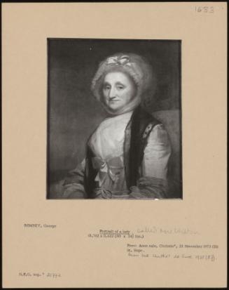 Portrait of a Lady called Mrs Weston