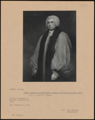 James Cornwallis (1742-1824) Bishop of Lichfield (1781 -1824)