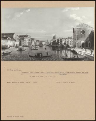 Venice: The Grand Canal: Looking North East From Santa Croce To San Geremia