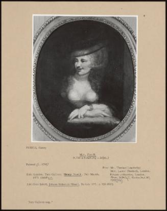 Mrs. Fuseli