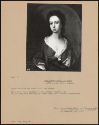 Lady Lanesborough (D. 1738)