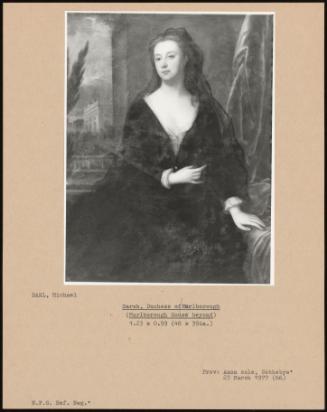 Sarah, Duchess Of Marlborough (Marlborough House Beyond)