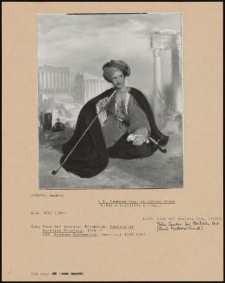 C.L. Cumming Esq. In Syriac Dress