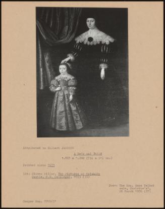 A Lady And Child