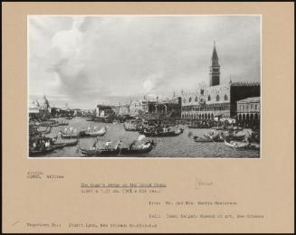 The Doge's Barge On The Grand Canal