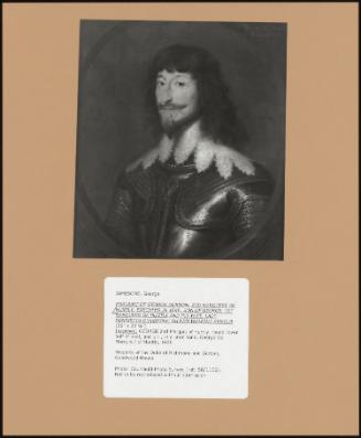 Portrait Of George Gordon, 2nd Marquess Of Huntly, Executed In 1649; Son Of George, 1st Marquess Of Huntly And His Wife, Lady Henrietta D'aubigny; Shown Wearing Armour