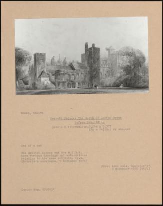 Lambeth Palace: The North Or Garden Front Before Rebuilding