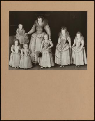 Barbara Gamage, Countess Of Leicester, And Her Children The English Icon - Cat 263