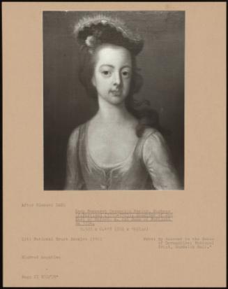 Lady Margaret Cavendish Harley, Duchess Of Portland (1715-1785). Daughter Of 2nd Earl Of Oxford, M. 2nd Duke Of Portland In 1734.
