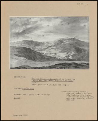 View Near Chatsworth: the Valley of the Derwent From Cromford Moor, with Matlock High Tor in the Middle Distance