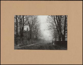 A Girl Walking Down An Autumn Lane