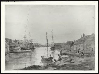 Warehouses and shipping on the Orwell at Ipswich