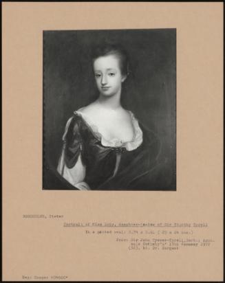 Portrait Of Miss Hoby, Daughter-In-Law Of Sir Timothy Tyrell