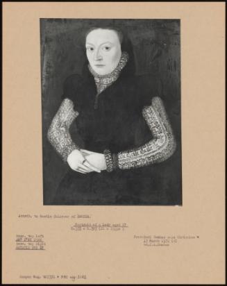 Portrait Of A Lady Aged 27