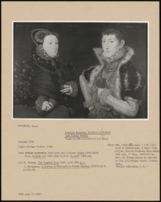 Frances Barndon, Duchess Of Suffolk And Adrian Stokes