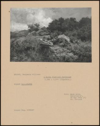 A Rocky Highland Landscape