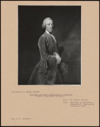 William, 4th Duke Of Devonshire