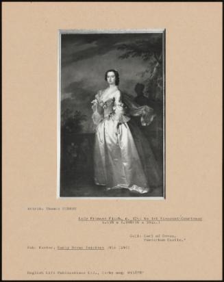 Lady Frances Finch, M. 1741 To 1st Viscount Courtenay