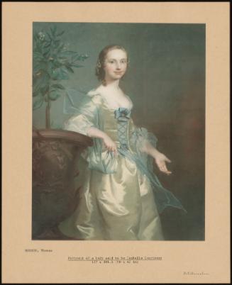 Portrait Of A Lady Said To Be Isabella Courtenay