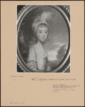 Louisa, Lady Vernon, Daughter Of George, Lord Vernon