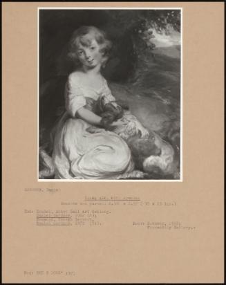 Young Girl With Spaniel