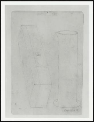 Sheet of Studies for "Wycliffe Reading His Translation of the Bible to John of Gaunt"; Casket and Beaker (verso)