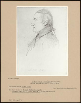 Sir William Scott, Baron Stowell (1735 - 1836)