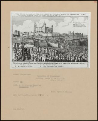 Execution Of Strafford