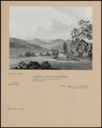 Extensive View Of Lake Windermere