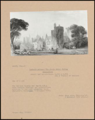 Lambeth Palace: The North Front During Demolition