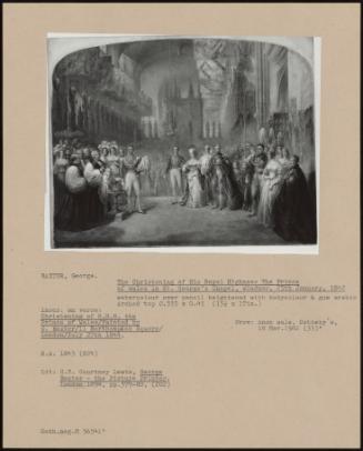 The Christening Of His Royal Highness The Prince Of Wales In St George's Chapel, Windsor, 25th January, 1842