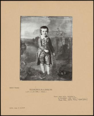 William Watts As A Young Boy