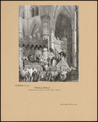 Funeral Of Henry V