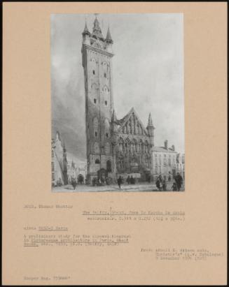 The Belfry, Ghent, From Le Marche Du Grain