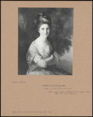 Portrait Of Miss Lowley