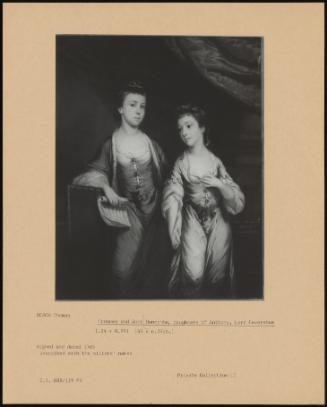 Frances And Anne Duncombe, Daughters Of Anthony, Lord Feversham