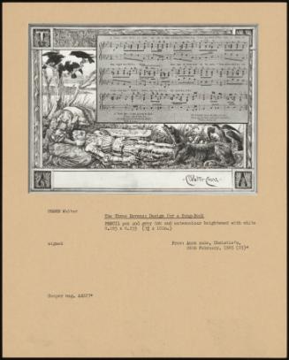 The Three Ravens: Design For A Song- Book