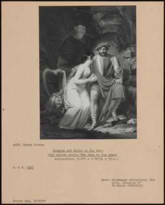 Ddouglas And Ellen In The Cave (Sir Walter Scott: The Lady Of The Lake)