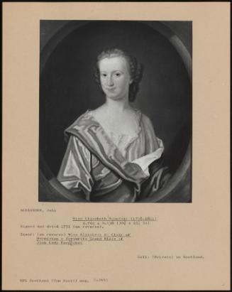Miss Elizabeth Sinclair (1738-1811)