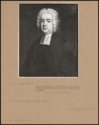 Rev. John Fursman, (1680-1759), Chancellor Of Exeter Cathedral, M. Martha Radcliffe (D. 1759)