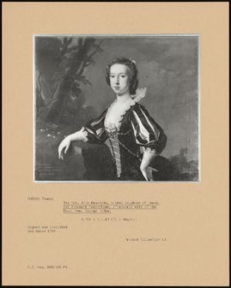 The Hon. Anne Bouverie, Eldest Daughter Of Jacob, 1st Viscount Folkestone, Afterwards Wife Of The Revd. Hon. George Talbot