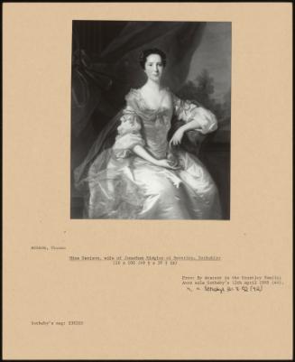 Miss Denison, Wife Of Jonathan Midgley Of Beverley, Yorkshire