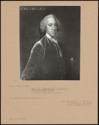 4th Duke Of Devonshire (1720-1764) Prime Minister 1756-7