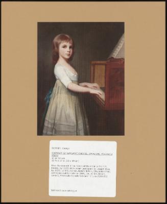 Portrait Of Margaret Casson, Standing, Playing A Piano