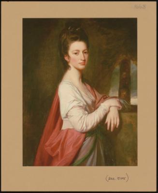 Unknown Woman, Called Mrs Nelthorpe, in a White Dress and Pink Shawl