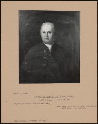 Portrait Of Roger Gee Of Bishop Burton.