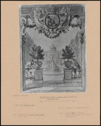 Design For Title Page, With Arms Of William Iii
